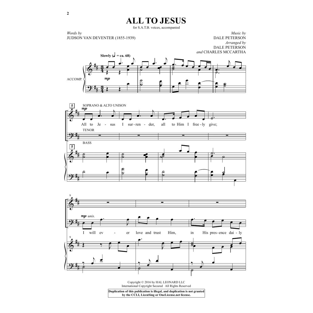 All To Jesus